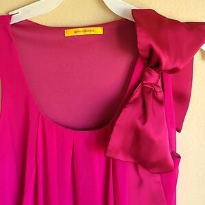 🎈2/$28🎈Maroon Party Dress with Satin Bow Shoulder